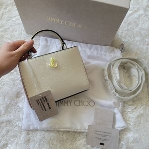 Jimmy Choo Brand mini varenne blossom/sun/mint top handle